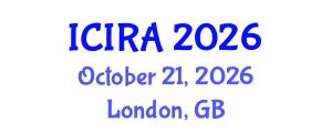 International Conference on Intelligent Robotics and Applications (ICIRA) October 21, 2026 - London, United Kingdom