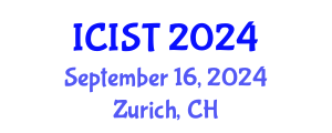 International Conference on Intelligent Systems and Technologies (ICIST) September 16, 2024 - Zurich, Switzerland