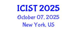 International Conference on Intelligent Systems and Technologies (ICIST) October 07, 2025 - New York, United States