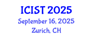 International Conference on Intelligent Systems and Technologies (ICIST) September 16, 2025 - Zurich, Switzerland