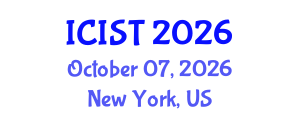 International Conference on Intelligent Systems and Technologies (ICIST) October 07, 2026 - New York, United States