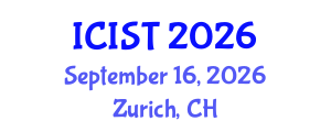 International Conference on Intelligent Systems and Technologies (ICIST) September 16, 2026 - Zurich, Switzerland