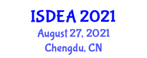 International Conference on Intelligent Systems Design and Engineering Applications (ISDEA) August 27, 2021 - Chengdu, China
