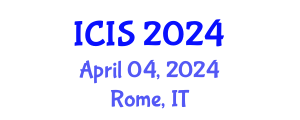 International Conference on Intelligent Systems (ICIS) April 04, 2024 - Rome, Italy