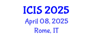 International Conference on Intelligent Systems (ICIS) April 08, 2025 - Rome, Italy