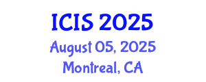 International Conference on Intelligent Systems (ICIS) August 05, 2025 - Montreal, Canada