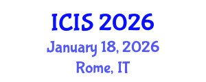 International Conference on Intelligent Systems (ICIS) January 18, 2026 - Rome, Italy