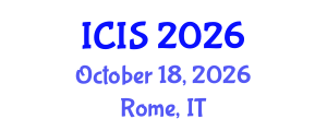 International Conference on Intelligent Systems (ICIS) October 18, 2026 - Rome, Italy