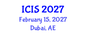 International Conference on Intelligent Systems (ICIS) February 15, 2027 - Dubai, United Arab Emirates