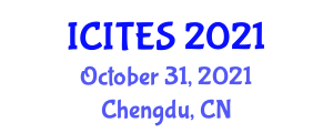 International Conference on Intelligent Technology and Embedded Systems (ICITES) October 31, 2021 - Chengdu, China