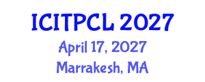 International Conference on Intelligent Text Processing and Computational Linguistics (ICITPCL) April 17, 2027 - Marrakesh, Morocco International Conference on Intelligent Text Processing and Computational Linguistics (ICITPCL) April 17, 2027 - Marrakesh, Morocco