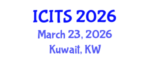 International Conference on Intelligent Transportation Systems (ICITS) March 23, 2026 - Kuwait, Kuwait International Conference on Intelligent Transportation Systems (ICITS) March 23, 2026 - Kuwait, Kuwait