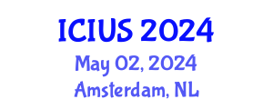 International Conference on Intelligent Unmanned Systems (ICIUS) May 02, 2024 - Amsterdam, Netherlands