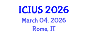 International Conference on Intelligent Unmanned Systems (ICIUS) March 04, 2026 - Rome, Italy