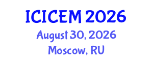 International Conference on Intensive Care and Emergency Medicine (ICICEM) August 30, 2026 - Moscow, Russia