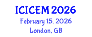 International Conference on Intensive Care and Emergency Medicine (ICICEM) February 15, 2026 - London, United Kingdom