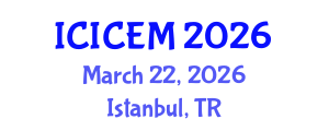 International Conference on Intensive Care and Emergency Medicine (ICICEM) March 22, 2026 - Istanbul, Turkey