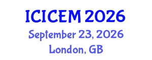 International Conference on Intensive Care and Emergency Medicine (ICICEM) September 23, 2026 - London, United Kingdom