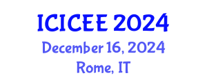 International Conference on Internal Combustion Engines Engineering (ICICEE) December 16, 2024 - Rome, Italy