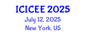 International Conference on Internal Combustion Engines Engineering (ICICEE) July 12, 2025 - New York, United States