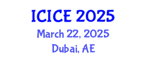 International Conference on Internal Combustion Engines (ICICE) March 22, 2025 - Dubai, United Arab Emirates