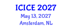 International Conference on Internal Combustion Engines (ICICE) May 13, 2027 - Amsterdam, Netherlands International Conference on Internal Combustion Engines (ICICE) May 13, 2027 - Amsterdam, Netherlands