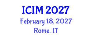 International Conference on Internal Medicine (ICIM) February 18, 2027 - Rome, Italy International Conference on Internal Medicine (ICIM) February 18, 2027 - Rome, Italy