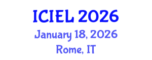 International Conference on International Environmental Law (ICIEL) January 18, 2026 - Rome, Italy