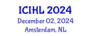 International Conference on International Health Law (ICIHL) December 02, 2024 - Amsterdam, Netherlands