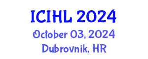 International Conference on International Health Law (ICIHL) October 03, 2024 - Dubrovnik, Croatia