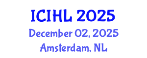 International Conference on International Health Law (ICIHL) December 02, 2025 - Amsterdam, Netherlands