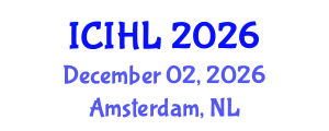 International Conference on International Health Law (ICIHL) December 02, 2026 - Amsterdam, Netherlands