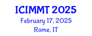 International Conference on International Marketing and Marketing Techniques (ICIMMT) February 17, 2025 - Rome, Italy