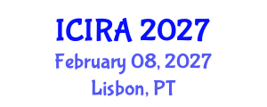 International Conference on International Relations and Affairs (ICIRA) February 08, 2027 - Lisbon, Portugal International Conference on International Relations and Affairs (ICIRA) February 08, 2027 - Lisbon, Portugal