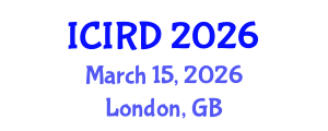 International Conference on International Relations and Diplomacy (ICIRD) March 15, 2026 - London, United Kingdom
