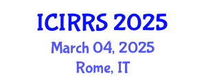 International Conference on International Relations and Regional Studies (ICIRRS) March 04, 2025 - Rome, Italy