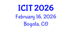 International Conference on International Trade (ICIT) February 16, 2026 - Bogota, Colombia International Conference on International Trade (ICIT) February 16, 2026 - Bogota, Colombia