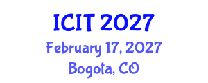 International Conference on International Trade (ICIT) February 17, 2027 - Bogota, Colombia International Conference on International Trade (ICIT) February 17, 2027 - Bogota, Colombia