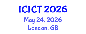 International Conference on Internet Communication Technologies (ICICT) May 24, 2026 - London, United Kingdom