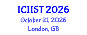 International Conference on Internet Information Systems and Technologies (ICIIST) October 21, 2026 - London, United Kingdom