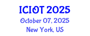 International Conference on Internet of Things (ICIOT) October 07, 2025 - New York, United States