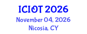 International Conference on Internet of Things (ICIOT) November 04, 2026 - Nicosia, Cyprus International Conference on Internet of Things (ICIOT) November 04, 2026 - Nicosia, Cyprus
