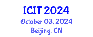 International Conference on Interpreting and Translation (ICIT) October 03, 2024 - Beijing, China