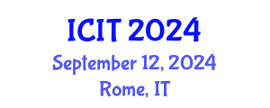 International Conference on Interpreting and Translation (ICIT) September 12, 2024 - Rome, Italy