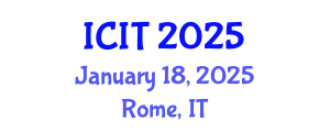 International Conference on Interpreting and Translation (ICIT) January 18, 2025 - Rome, Italy