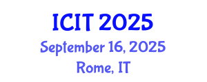 International Conference on Interpreting and Translation (ICIT) September 16, 2025 - Rome, Italy