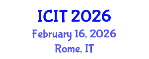 International Conference on Interpreting and Translation (ICIT) February 16, 2026 - Rome, Italy International Conference on Interpreting and Translation (ICIT) February 16, 2026 - Rome, Italy