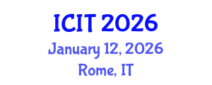 International Conference on Interpreting and Translation (ICIT) January 12, 2026 - Rome, Italy International Conference on Interpreting and Translation (ICIT) January 12, 2026 - Rome, Italy