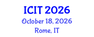 International Conference on Interpreting and Translation (ICIT) October 18, 2026 - Rome, Italy International Conference on Interpreting and Translation (ICIT) October 18, 2026 - Rome, Italy