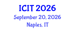 International Conference on Interpreting and Translation (ICIT) September 20, 2026 - Naples, Italy International Conference on Interpreting and Translation (ICIT) September 20, 2026 - Naples, Italy